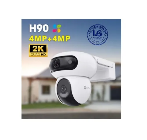 Ezviz H90 Dual 4MP Outdoor ColorVu Dual-Lens Pan & Tilt Wired/Wireless CCTV Camera