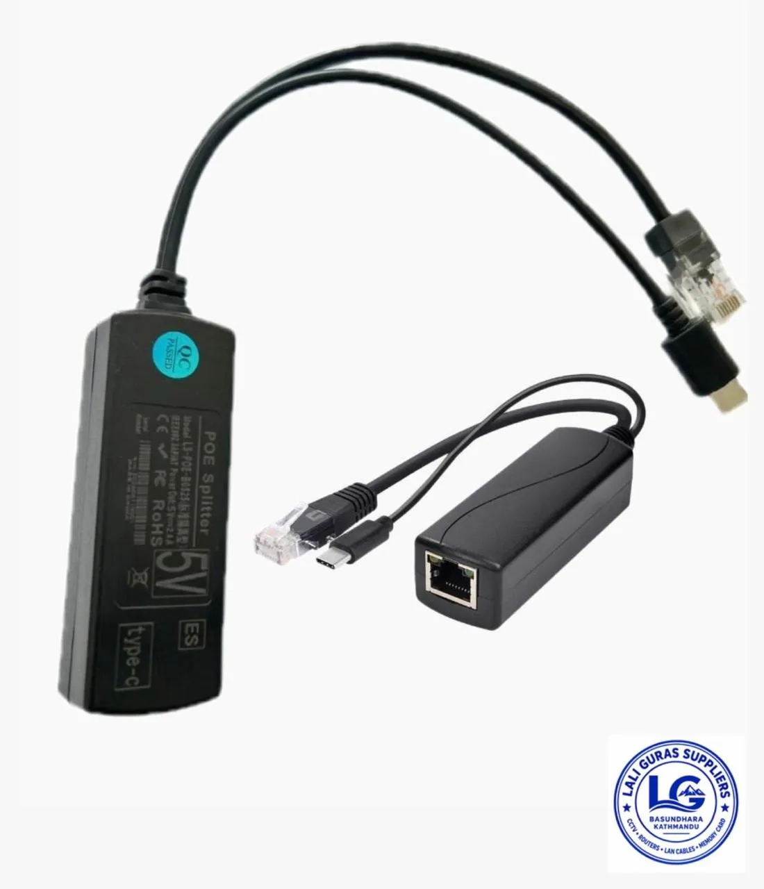 Type-C 5V PoE Splitter For CCTV LS-POE-B0525
