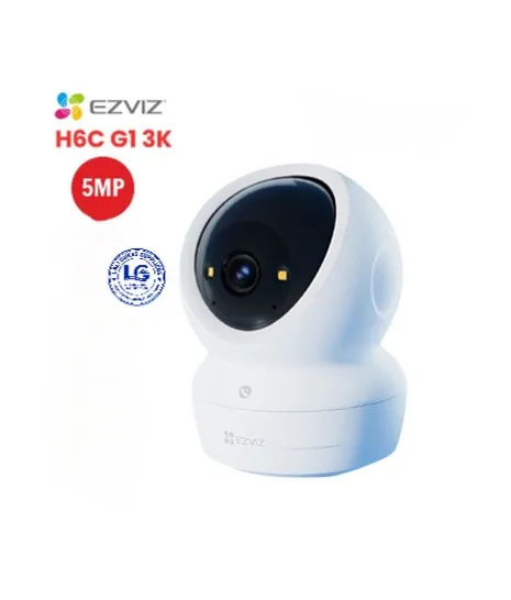 EZVIZ H6C G1 5MP 3K Indoor Pan & Tilt CCTV Camera