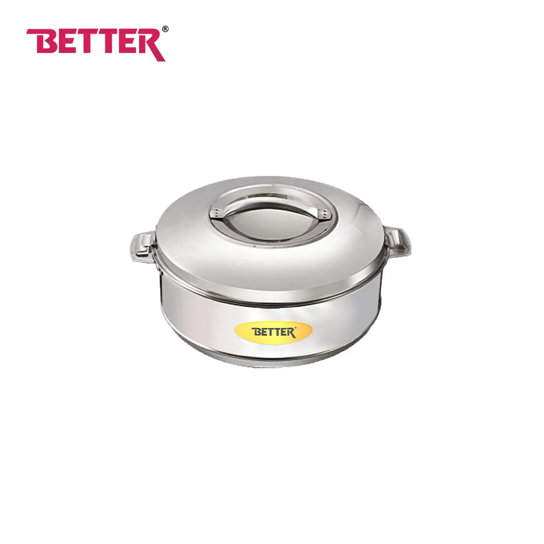 Better Eva 3000ml Stainless Steel Casserole - Metallic Silver