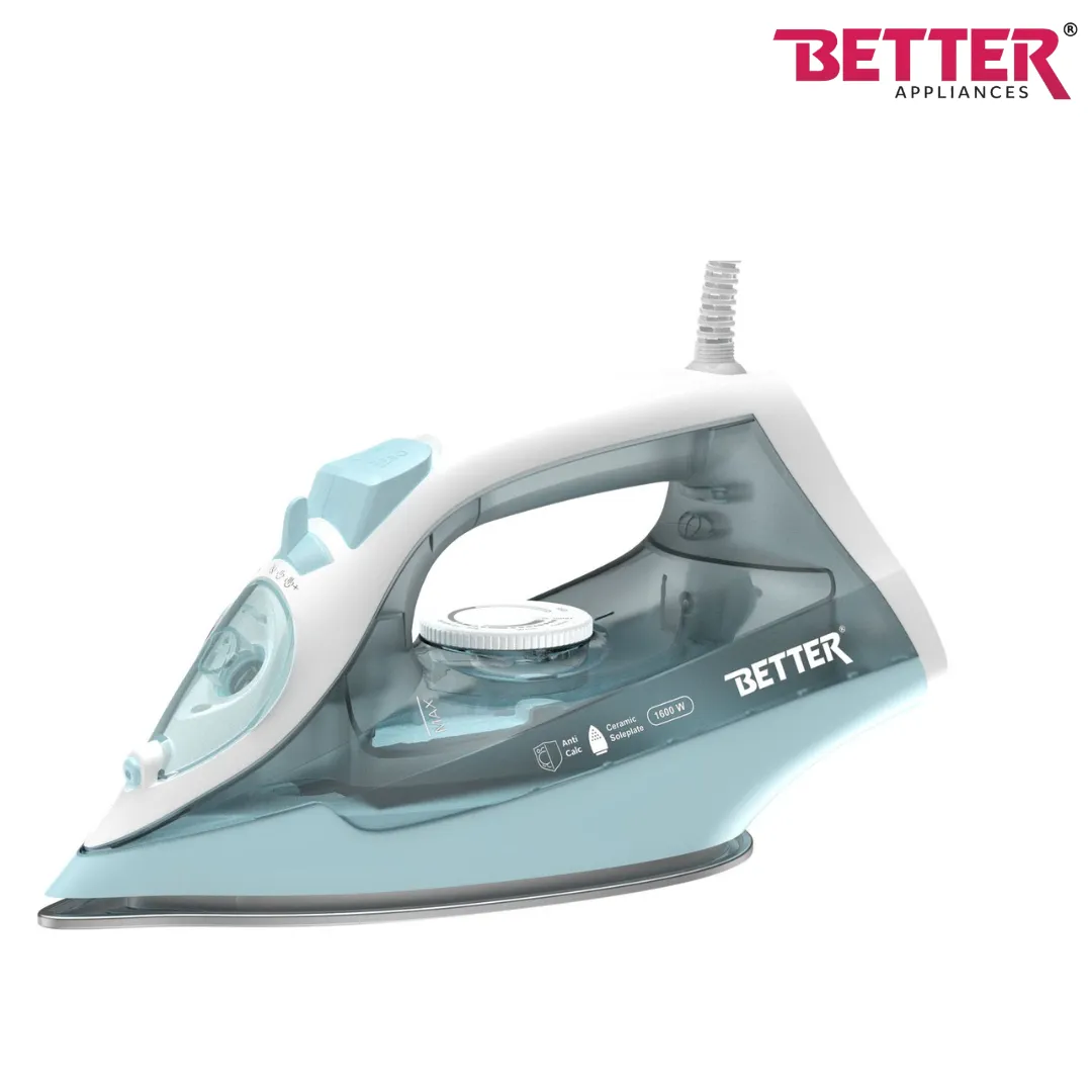 Better Delight 1600W Steam Iron - Blue