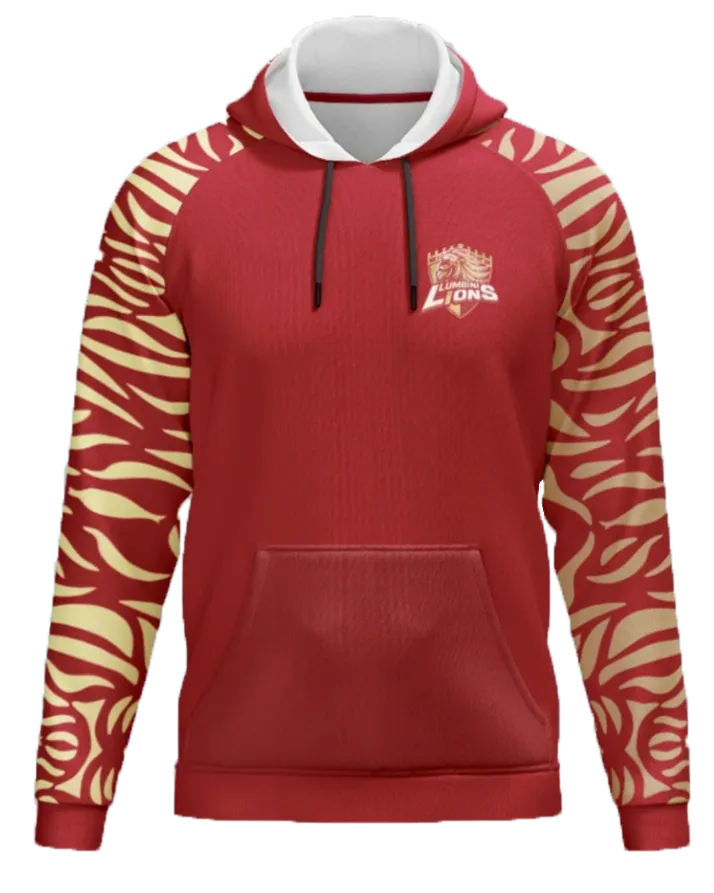 Lumbini Lions Hoodie - Red