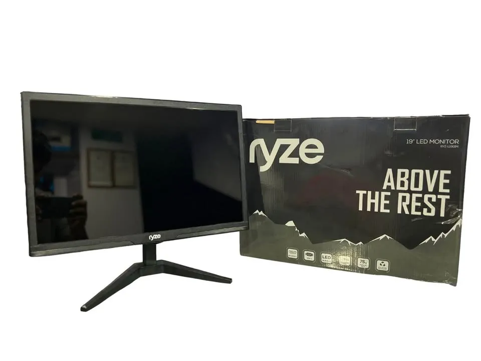 Ryze  LED Monitor – 75Hz With 1-Year Warranty 19-Inch